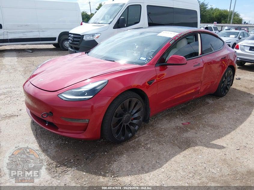 2022 TESLA MODEL 3 PERFORMANCE DUAL MOTOR ALL-WHEEL DRIVE — фото 2
