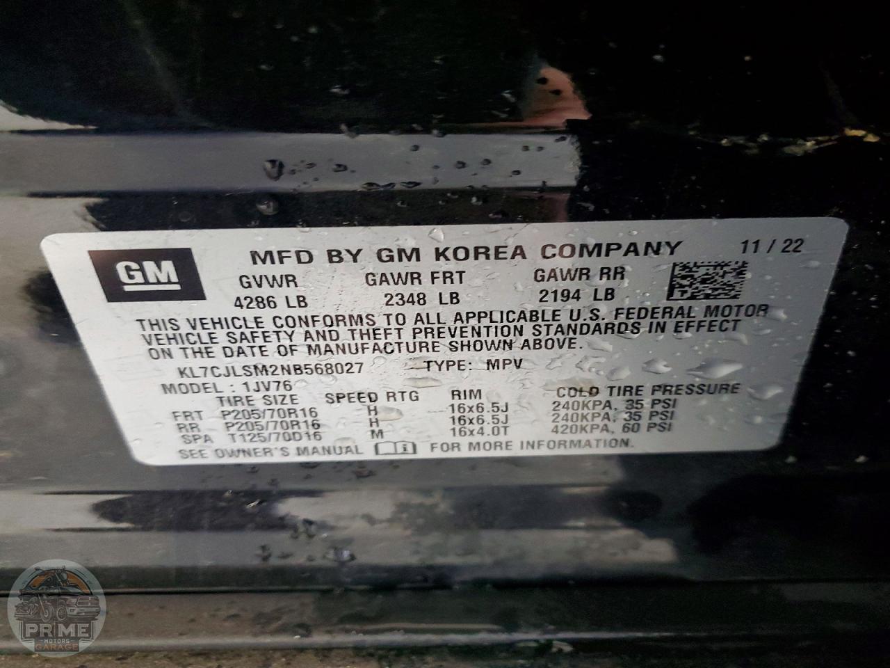 2022 CHEVROLET TRAX — фото 13