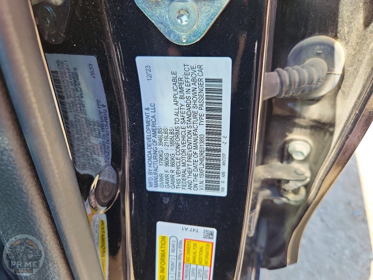 2024 HONDA CIVIC — фото 12