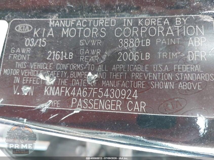 2015 KIA FORTE LX — фото 9