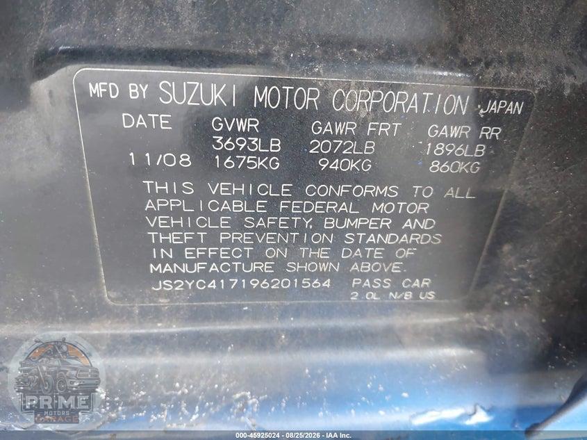 2009 SUZUKI SX4 TOURING — фото 9