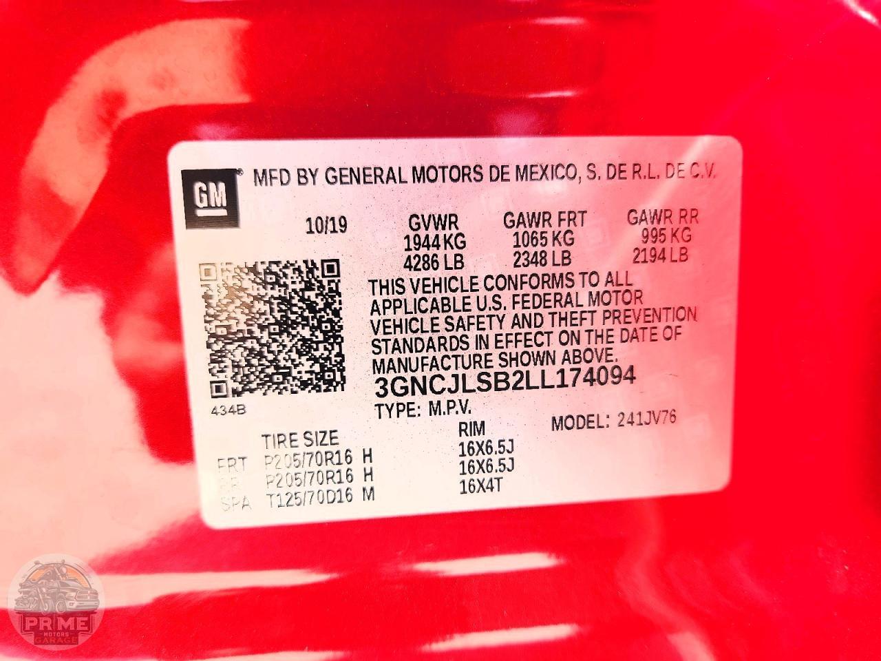 2020 CHEVROLET TRAX — фото 13