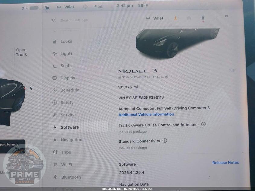 2019 TESLA MODEL 3 LONG RANGE/MID RANGE/STANDARD RANGE/STANDARD RANGE PLUS — фото 19