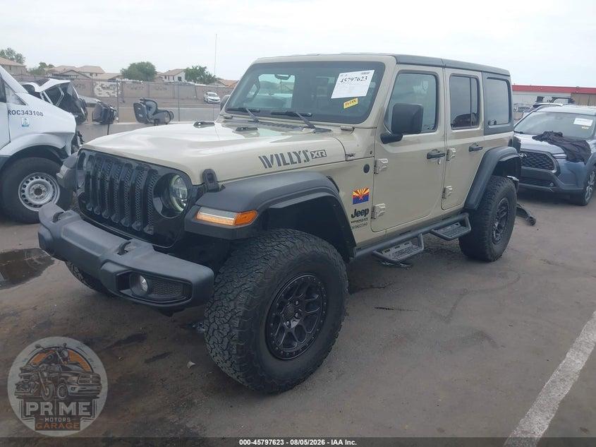 2022 JEEP WRANGLER UNLIMITED WILLYS 4X4 — фото 2