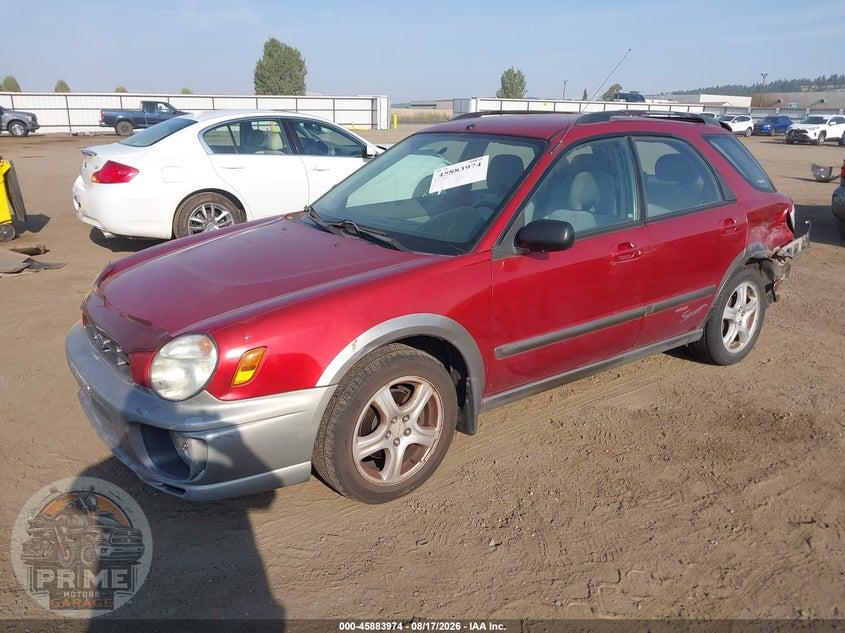 2002 SUBARU IMPREZA OUTBACK SPORT — фото 2