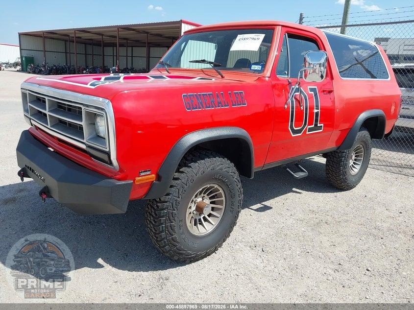 1986 DODGE RAMCHARGER AW-100 — фото 2