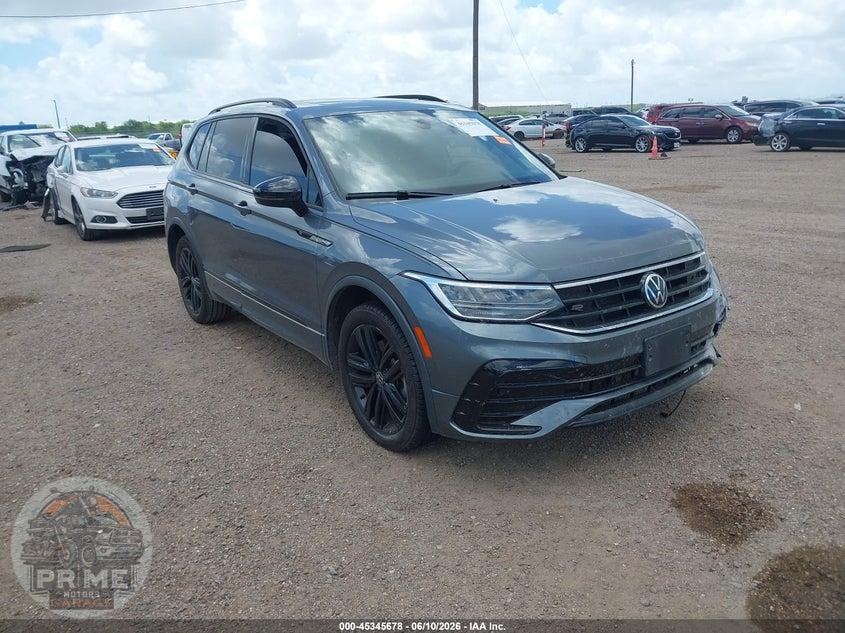 2022 VOLKSWAGEN TIGUAN 2.0T SE R-LINE BLACK — фото 1