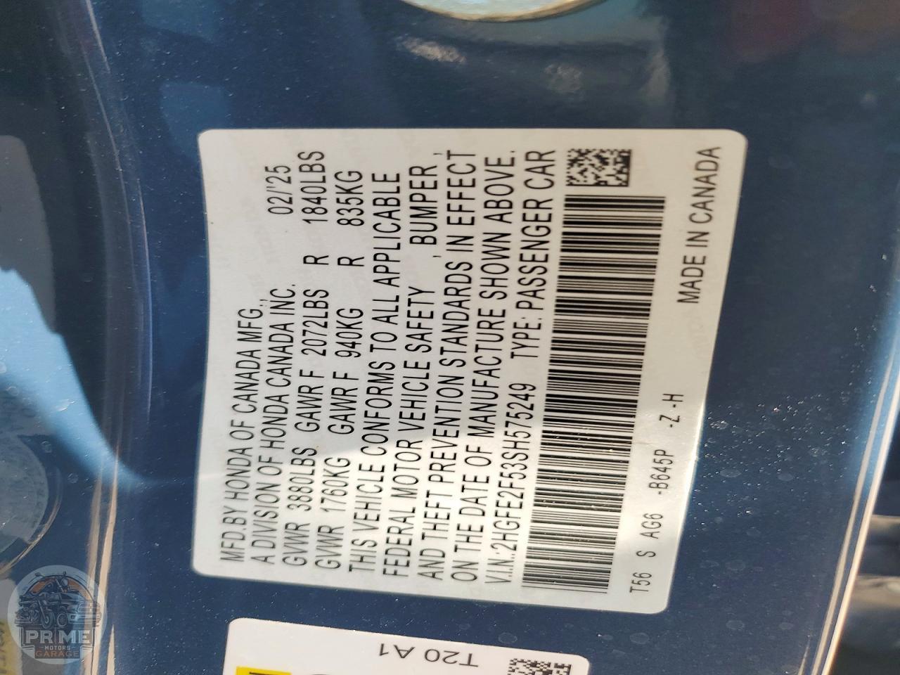 2025 HONDA CIVIC — фото 23