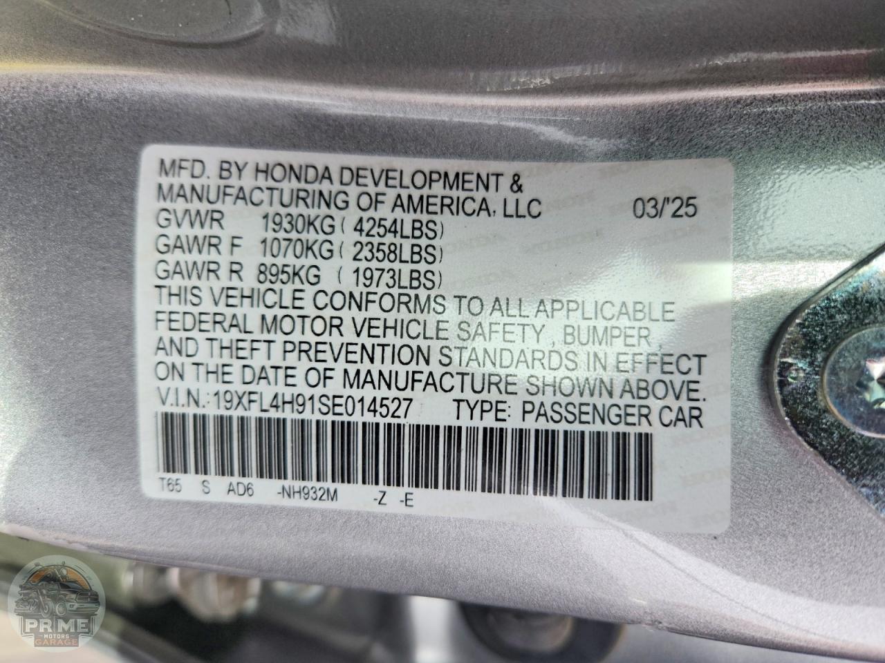2025 HONDA CIVIC — фото 13