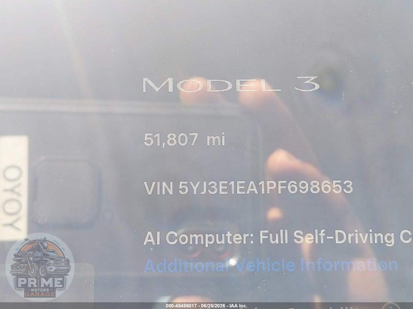 2023 TESLA MODEL 3 REAR-WHEEL DRIVE — фото 15
