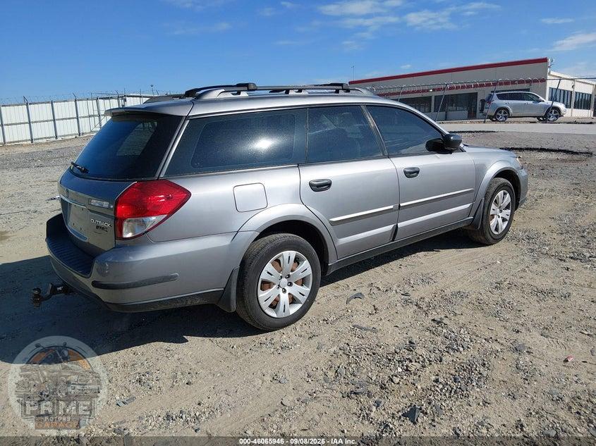 2009 SUBARU OUTBACK 2.5I — фото 4