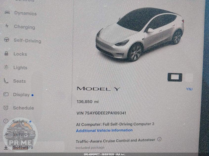 2023 TESLA MODEL Y AWD/LONG RANGE DUAL MOTOR ALL-WHEEL DRIVE — фото 7