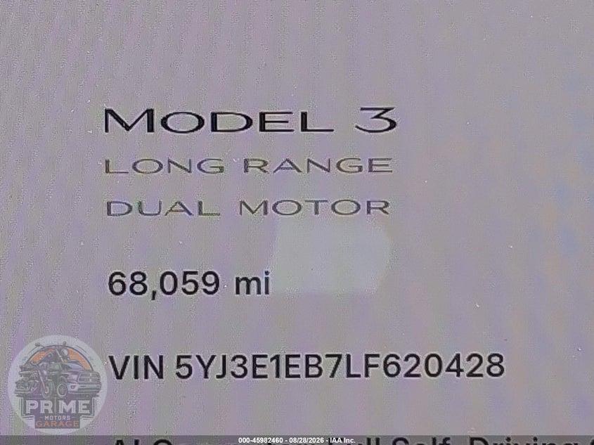 2020 TESLA MODEL 3 LONG RANGE DUAL MOTOR ALL-WHEEL DRIVE — фото 14