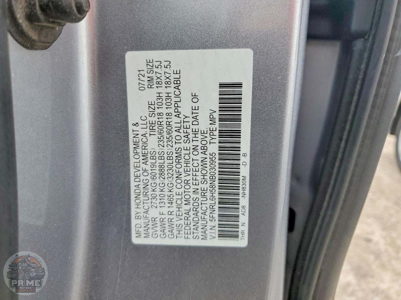 2022 HONDA ODYSSEY — фото 14