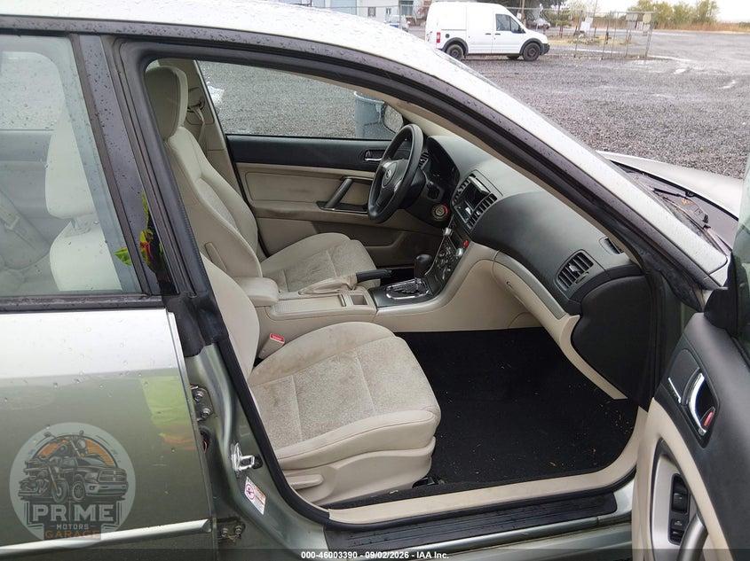 2009 SUBARU LEGACY 2.5I — фото 5
