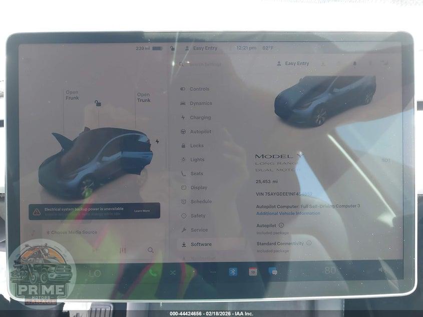 2022 TESLA MODEL Y LONG RANGE DUAL MOTOR ALL-WHEEL DRIVE — фото 17
