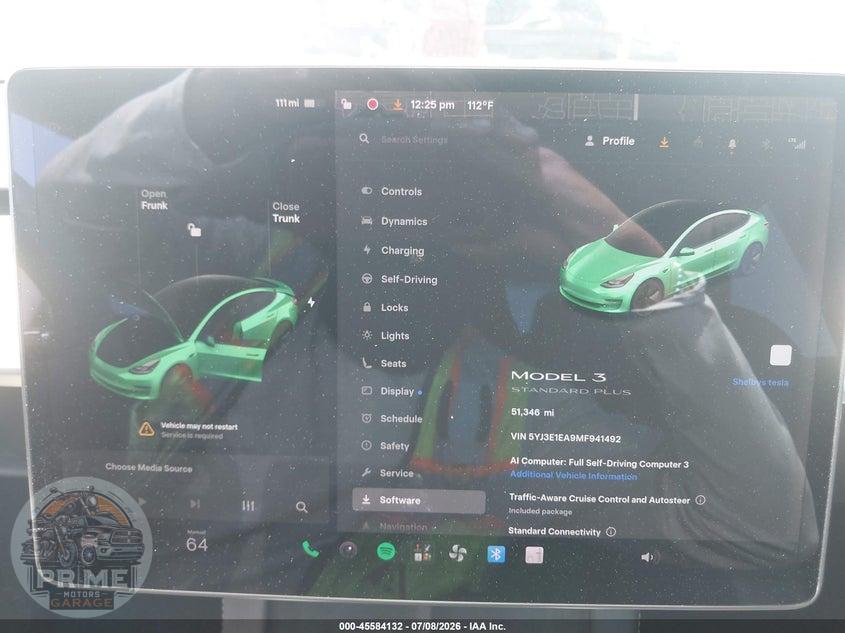 2021 TESLA MODEL 3 STANDARD RANGE PLUS REAR-WHEEL DRIVE — фото 7