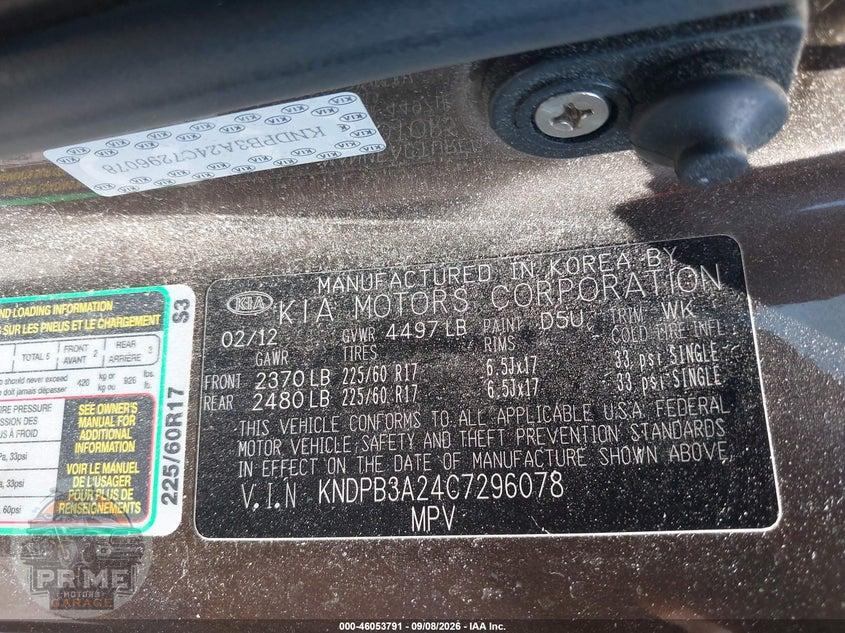 2012 KIA SPORTAGE LX — фото 9