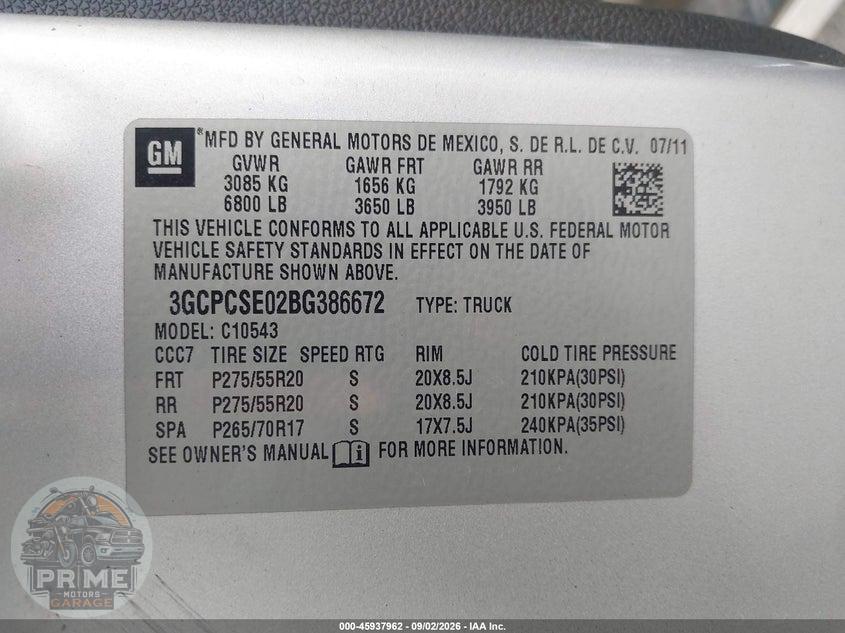 2011 CHEVROLET SILVERADO 1500 LT — фото 9