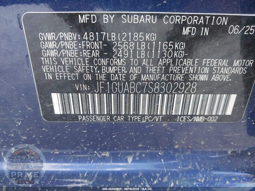 2025 SUBARU IMPREZA BASE 5-DOOR — фото 9