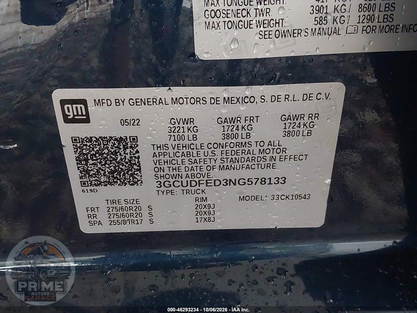 2022 CHEVROLET SILVERADO 1500 4WD  SHORT BED LT TRAIL BOSS — фото 9