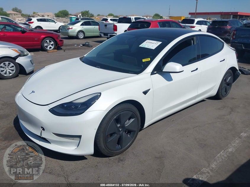 2021 TESLA MODEL 3 STANDARD RANGE PLUS REAR-WHEEL DRIVE — фото 2
