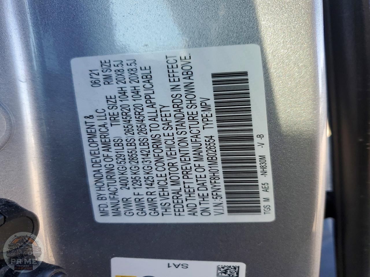 2021 HONDA PASSPORT — фото 13