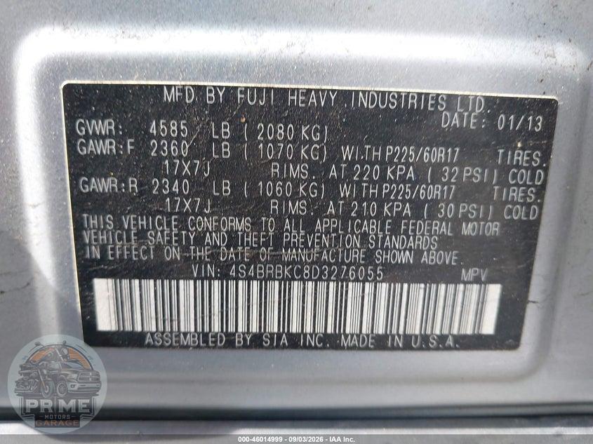 2013 SUBARU OUTBACK 2.5I LIMITED — фото 9