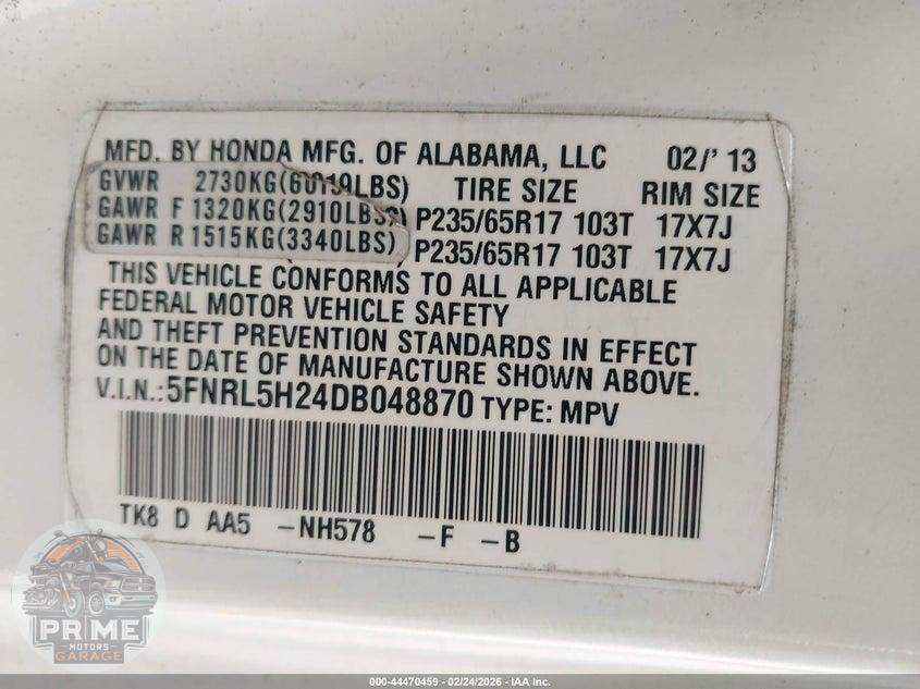 2013 HONDA ODYSSEY LX — фото 9