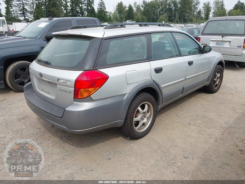2007 SUBARU OUTBACK 2.5I BASIC — фото 4