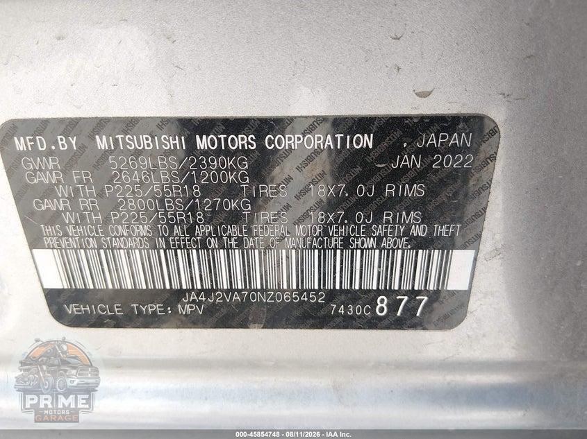 2022 MITSUBISHI OUTLANDER PHEV GT S-AWC/LE S-AWC/SEL S-AWC — фото 9