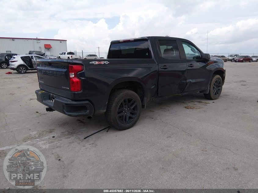 2022 CHEVROLET SILVERADO 1500 4WD  SHORT BED CUSTOM — фото 4