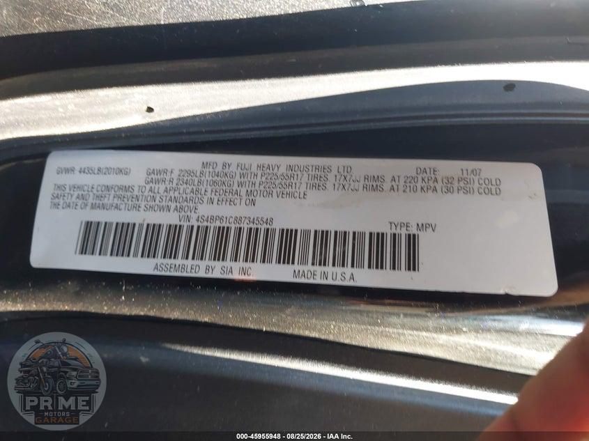 2008 SUBARU OUTBACK 2.5I/2.5I L.L. BEAN EDITION — фото 9