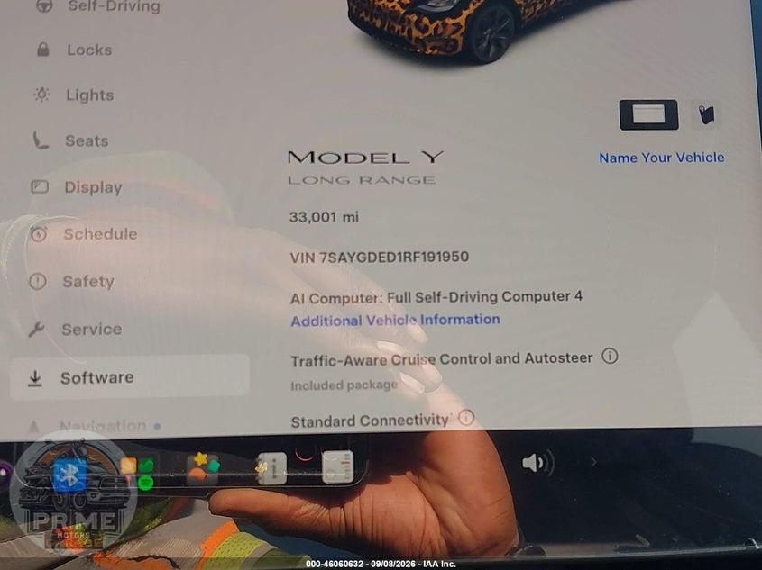 2024 TESLA MODEL Y LONG RANGE SINGLE MOTOR REAR-WHEEL DRIVE/RWD — фото 7