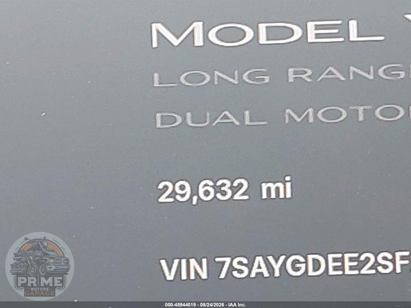 2025 TESLA MODEL Y LONG RANGE DUAL MOTOR ALL-WHEEL DRIVE — фото 15