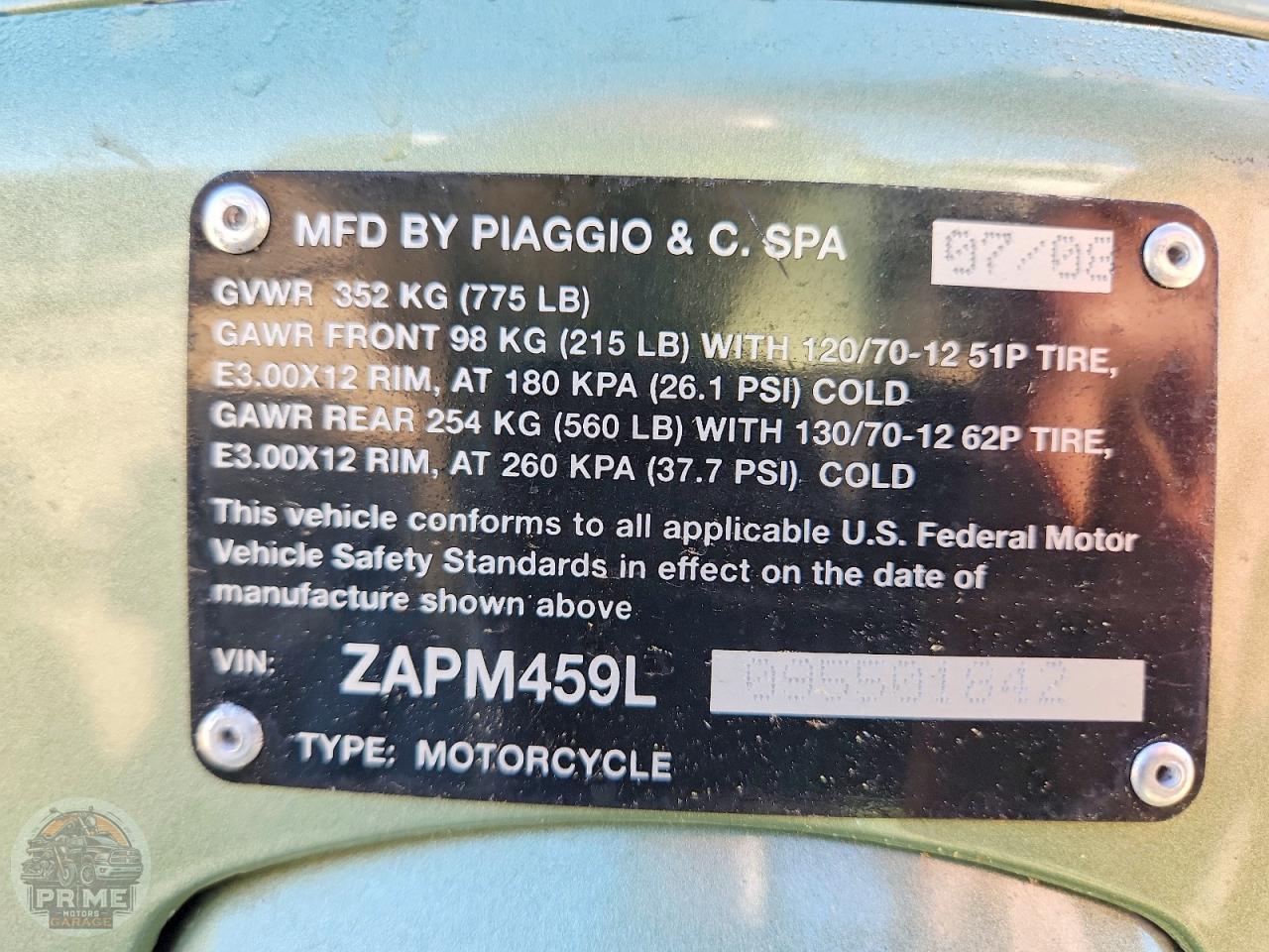 2009 VESPA GTS — фото 9