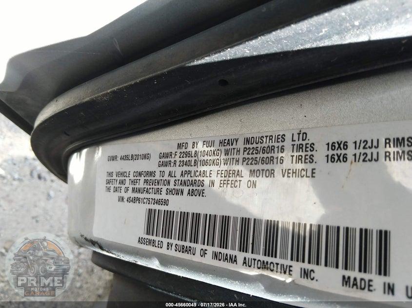 2005 SUBARU OUTBACK 2.5I — фото 9