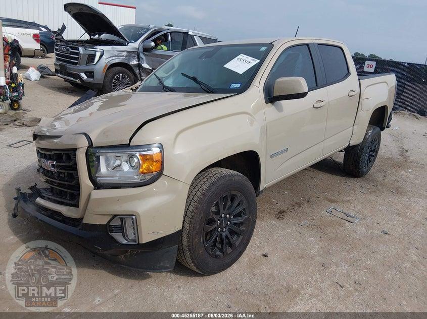 2022 GMC CANYON 2WD  SHORT BOX ELEVATION — фото 2