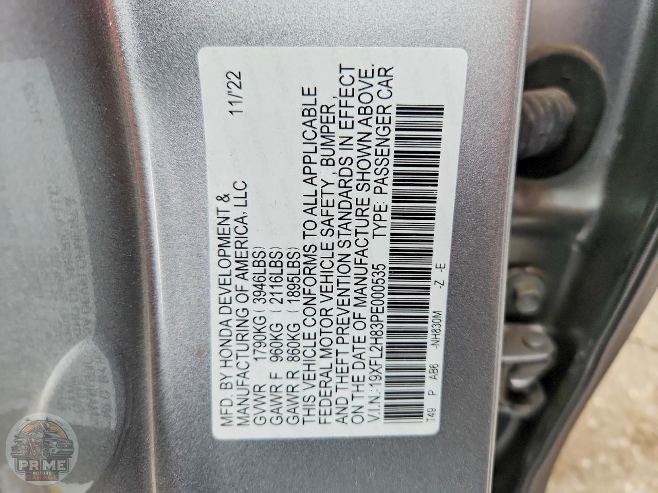 2023 HONDA CIVIC — фото 13