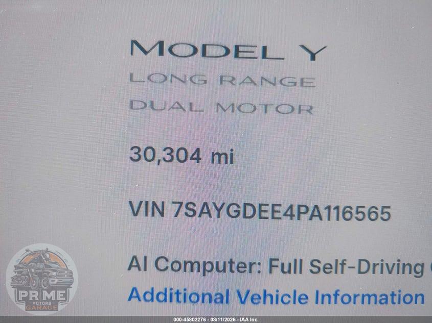 2023 TESLA MODEL Y AWD/LONG RANGE DUAL MOTOR ALL-WHEEL DRIVE — фото 15