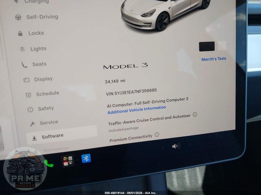 2022 TESLA MODEL 3 REAR-WHEEL DRIVE — фото 7
