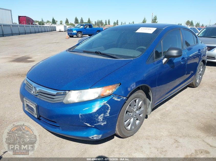 2012 HONDA CIVIC LX — фото 2