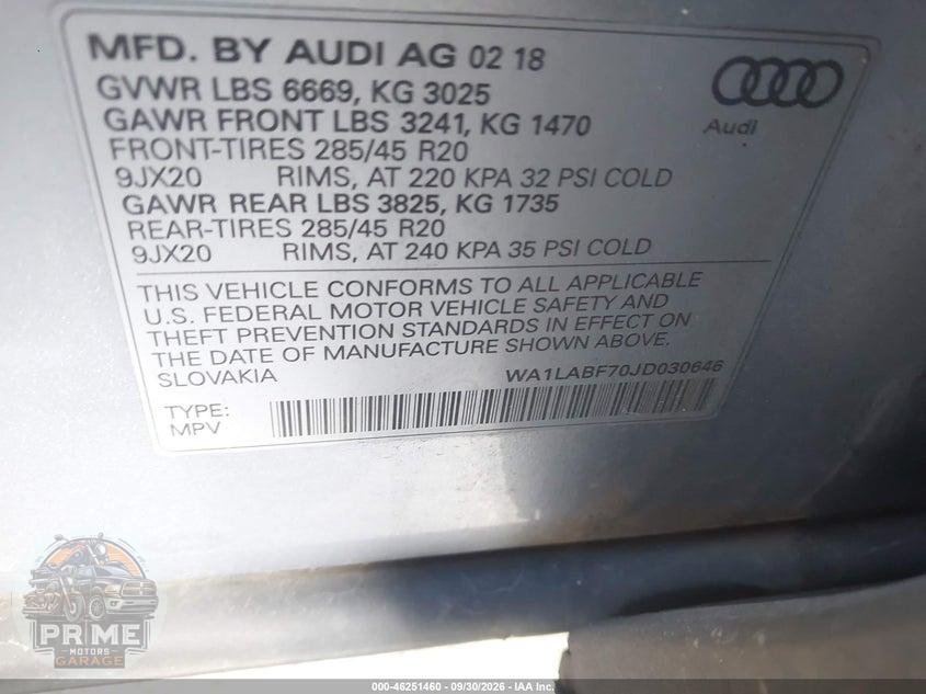 2018 AUDI Q7 3.0T PREMIUM — фото 9