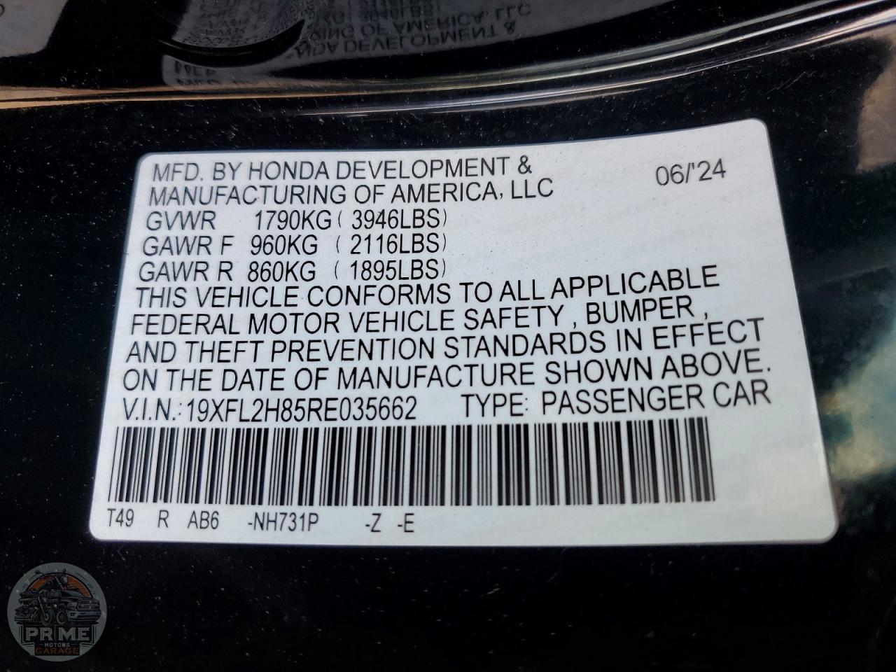 2024 HONDA CIVIC — фото 12