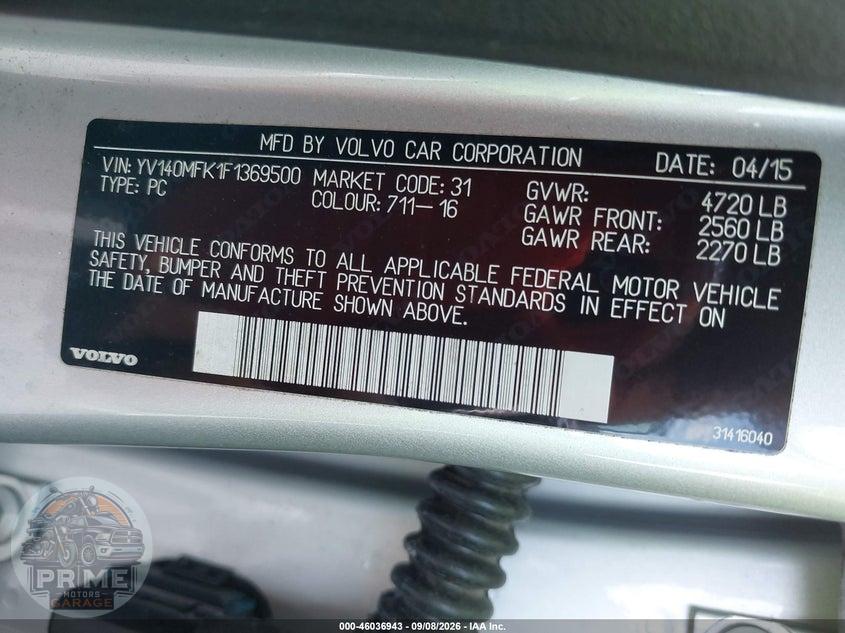 2015 VOLVO S60 T5 PREMIER — фото 9