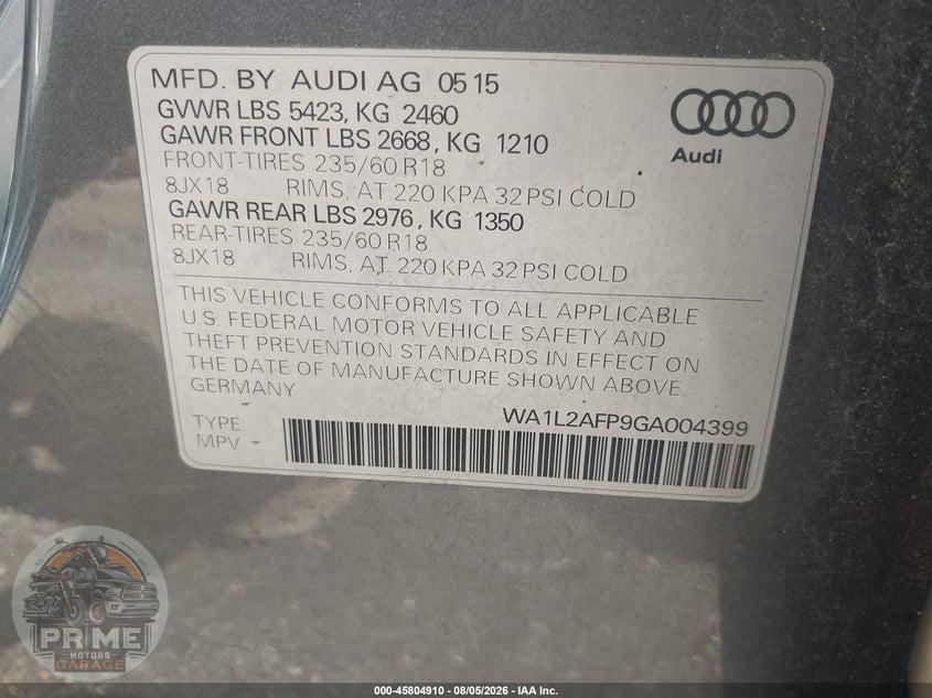 2016 AUDI Q5 2.0T PREMIUM — фото 9