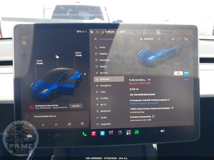 2025 TESLA MODEL Y PERFORMANCE DUAL MOTOR ALL-WHEEL DRIVE — фото 17