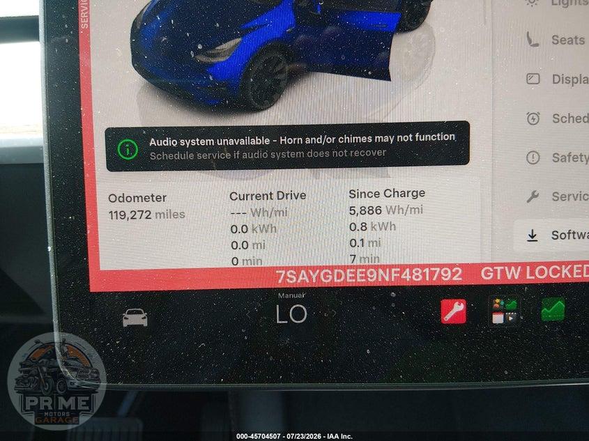 2022 TESLA MODEL Y LONG RANGE DUAL MOTOR ALL-WHEEL DRIVE — фото 7
