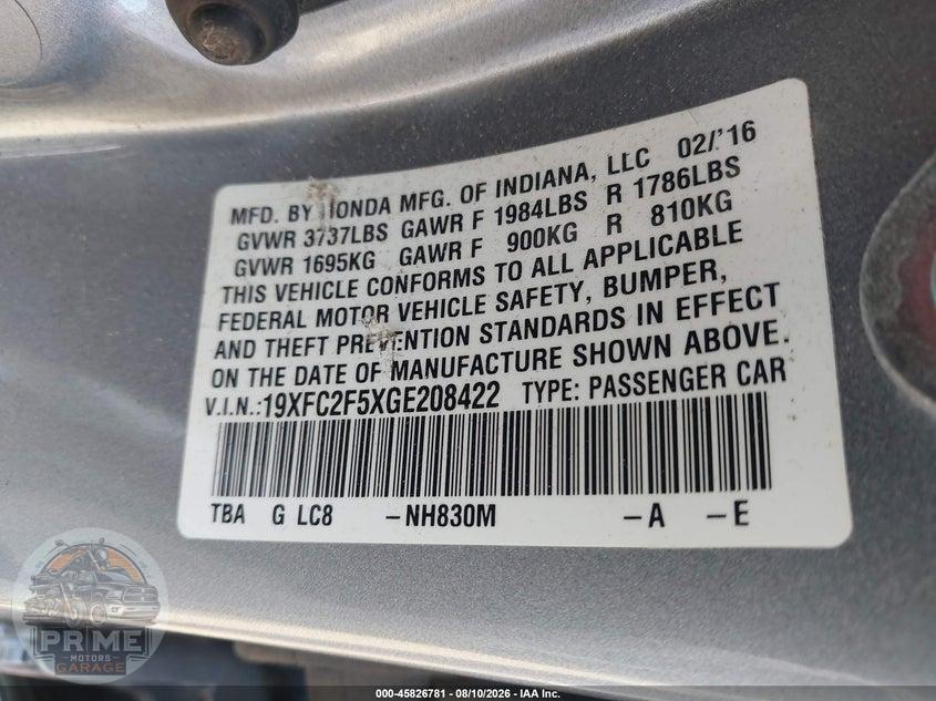 2016 HONDA CIVIC LX — фото 9