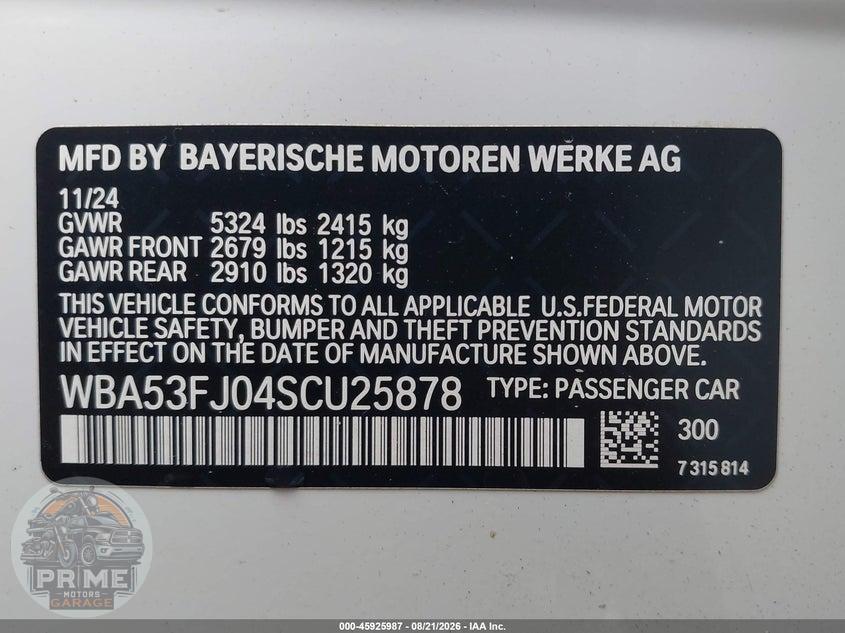2025 BMW 530I XDRIVE — фото 9